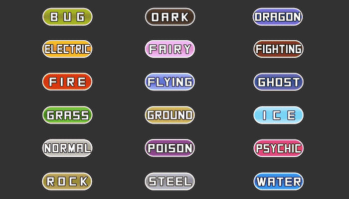 pokemon types