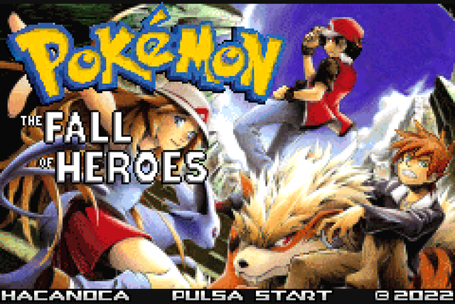 Pokemon The Fall of Heroes GBA