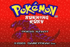 Pokemon Burning Ruby