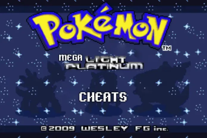 Pokemon Mega Light Platinum Cheats