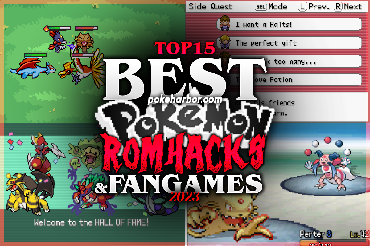 Top 15 BEST Pokemon ROM Hacks and FanGames of 2023