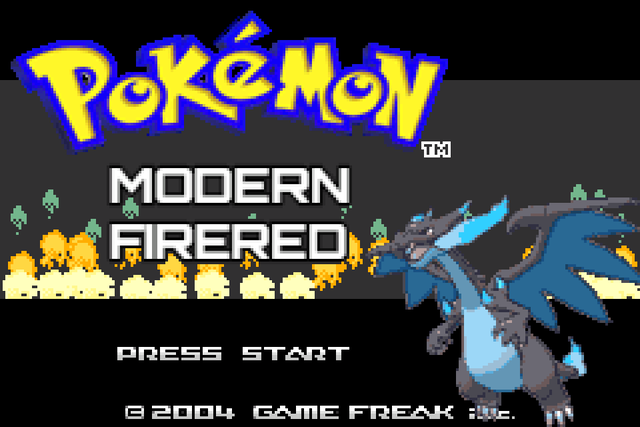 Pokemon Modern Fire Red GBA