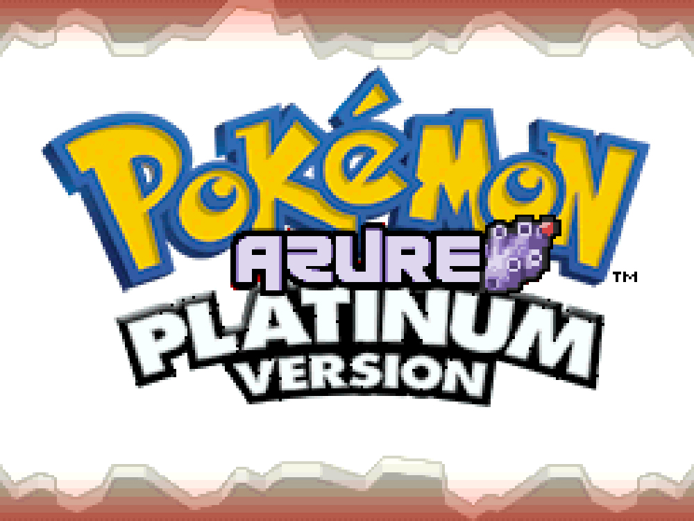 Pokemon Azure Platinum Version (NDS)