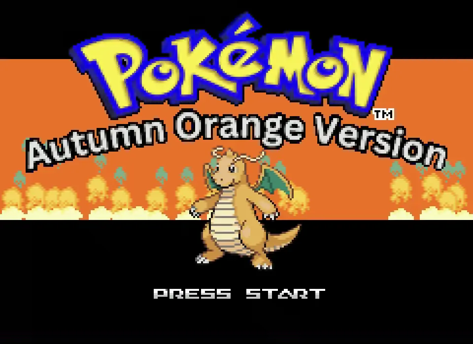 Pokemon Autumn Orange GBA