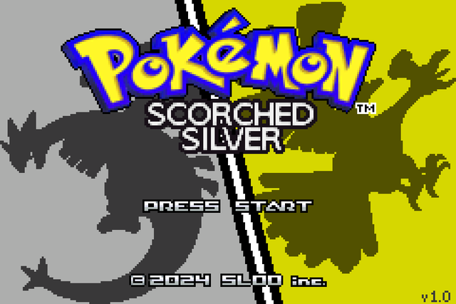 Pokemon Scorched Silver GBA
