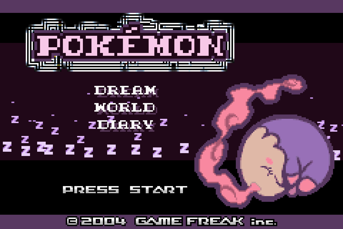Pokemon Dream World Diary GBA
