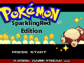 Pokemon Sparkling Red Edition GBA