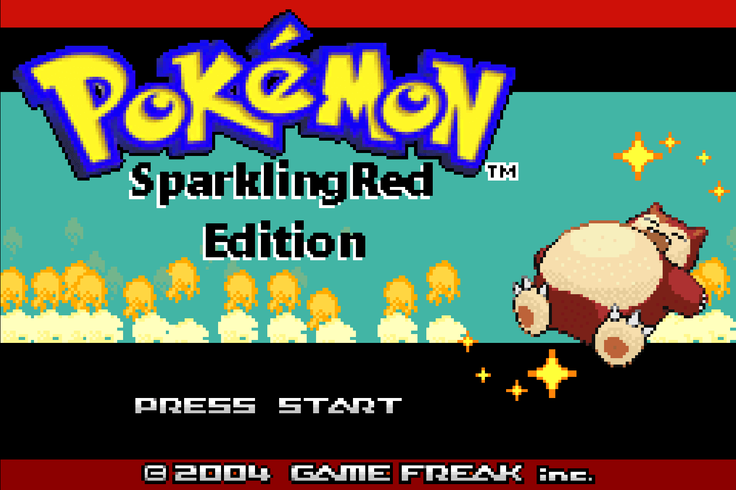 Pokemon Sparkling Red Edition GBA