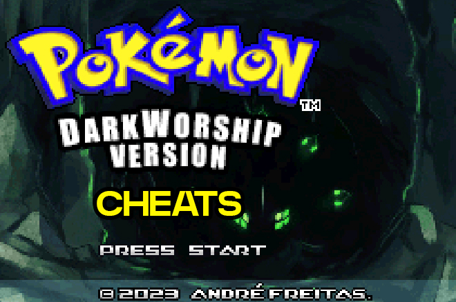 Pokemon Dark Worship Cheats