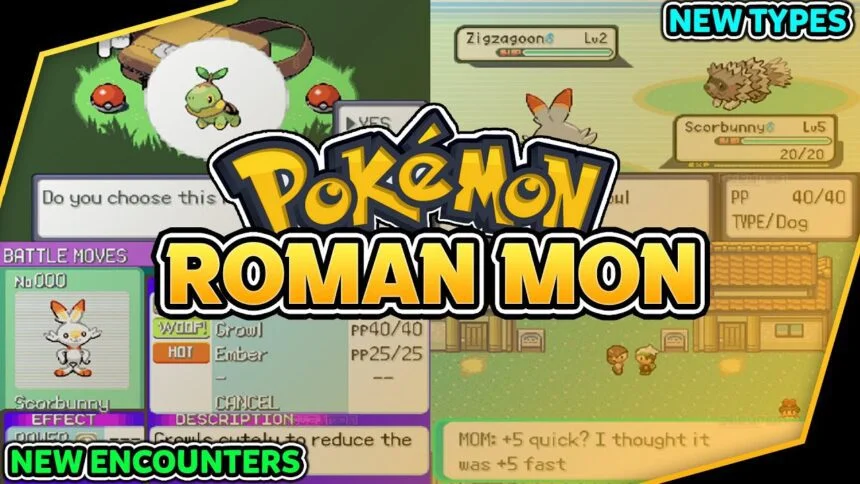 Pokemon Roman Mon GBA