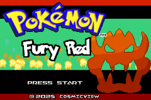 Pokemon Fury Red GBA