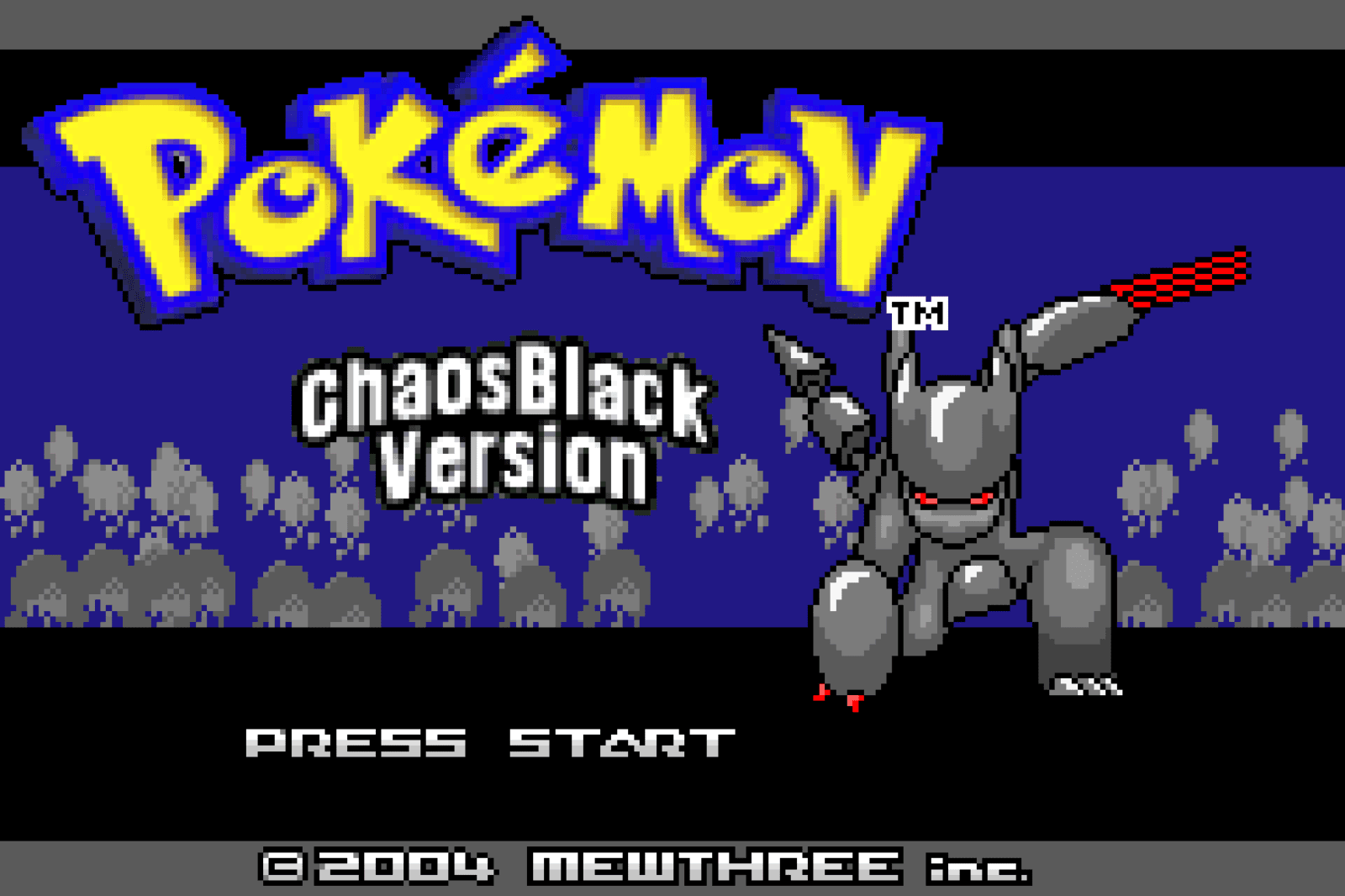 Pokemon Chaos Black: Recreated GBA