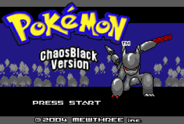 Pokemon Chaos Black: Recreated GBA