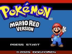 Pokemon Mario Red & Luigi Green GBA