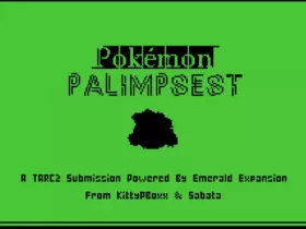 Pokemon Palimpsest GBA