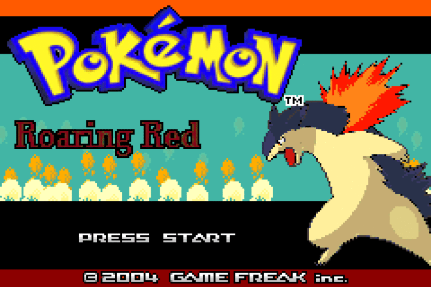 Pokemon Roaring Red GBA