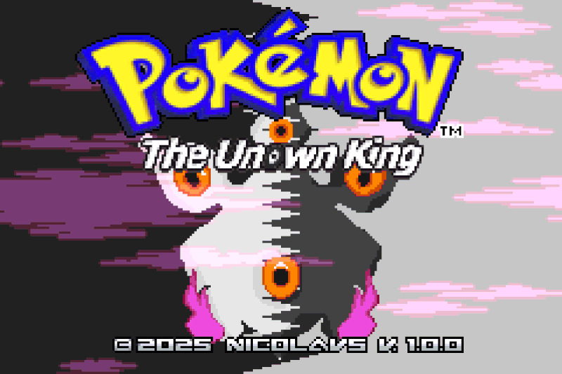 Pokemon The Unown King GBA