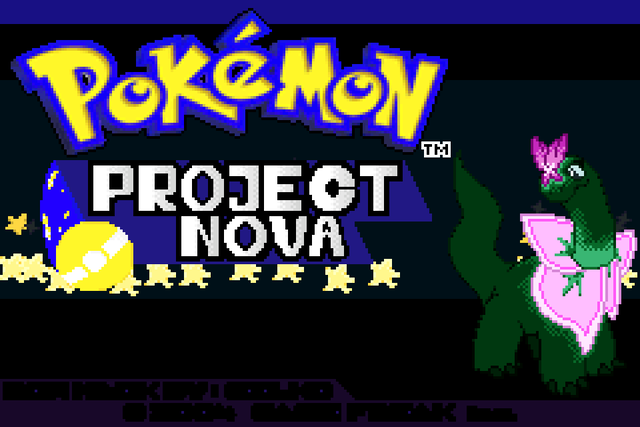 Pokemon Project Nova GBA
